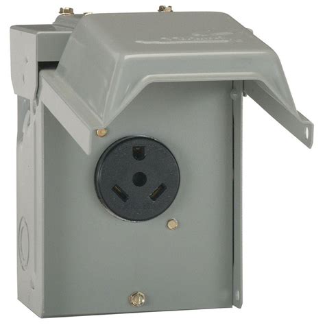 30amp rv electrical outlet box|30 amp rv exterior receptacle.